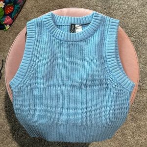 Knitted sweater tank
